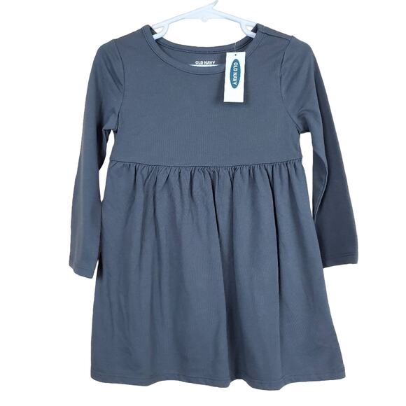 NWT Old Navy Grey Babydoll Dress 2T - Picture 2 of 5